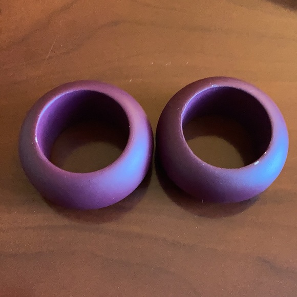 Set of 2 Napkins with Rings by Town & Country Home Plaid Farmhouse Cotton Large - Picture 3 of 8